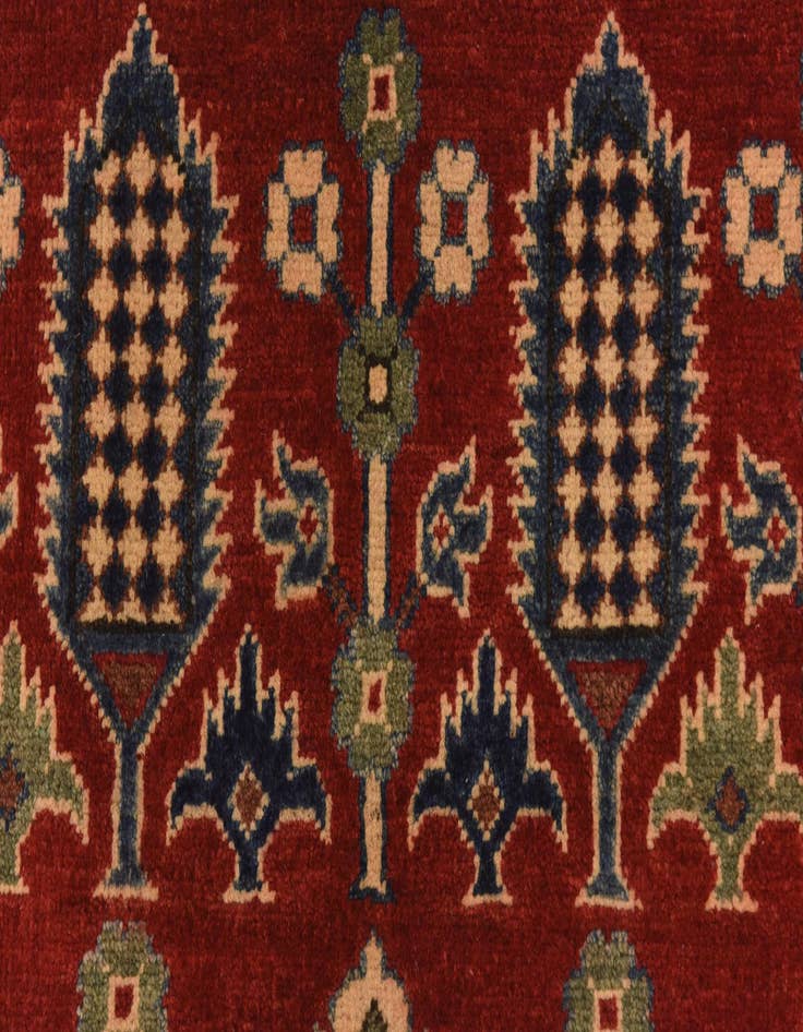 Detail image of  6' 6 x 9' 9  Hand Knotted Kazak Rug