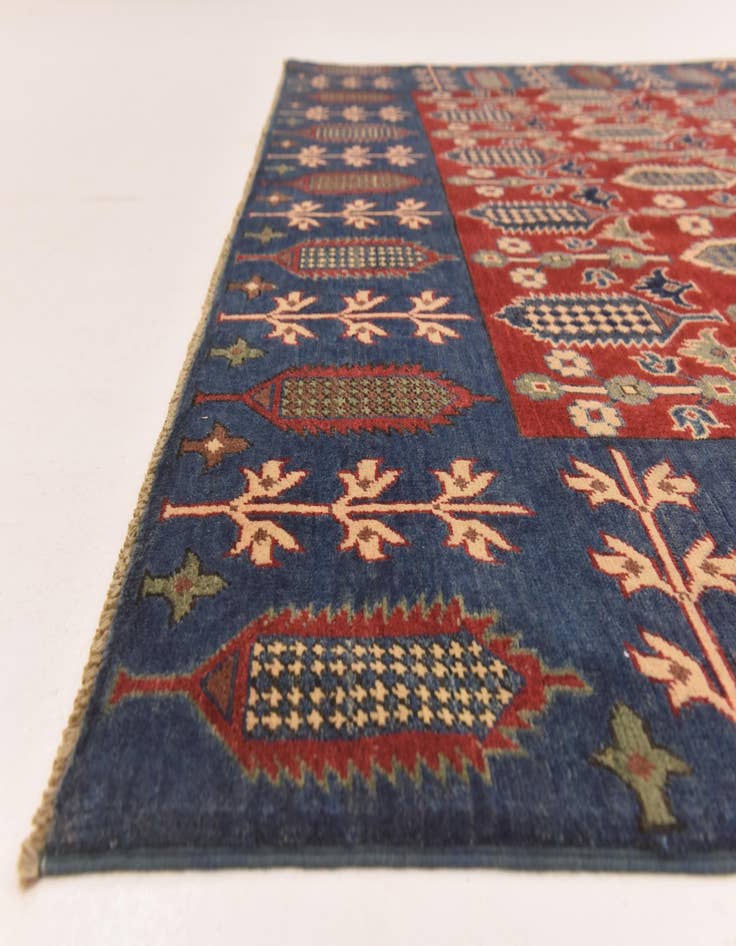 Detail image of  6' 6 x 9' 9  Hand Knotted Kazak Rug