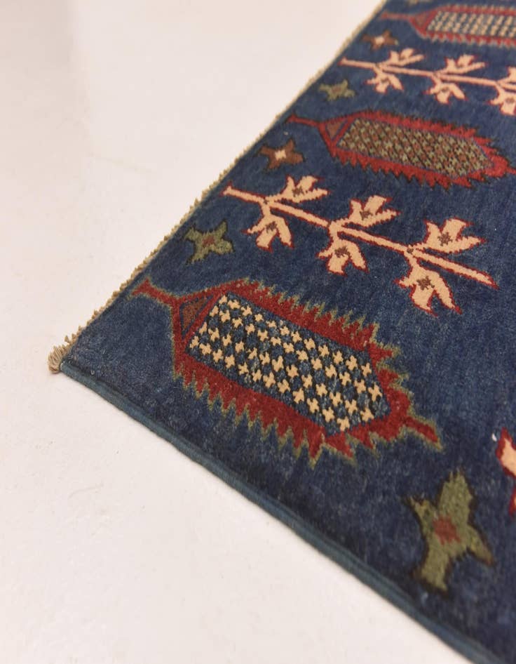 Detail image of  6' 6 x 9' 9  Hand Knotted Kazak Rug