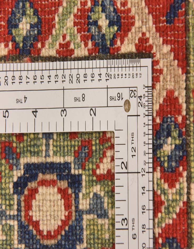 Detail image of  6' x 9'  Hand Knotted Kazak Rug