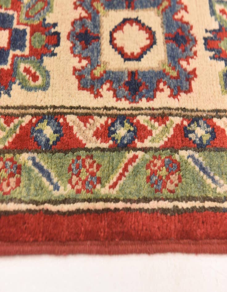 Detail image of  6' x 9'  Hand Knotted Kazak Rug