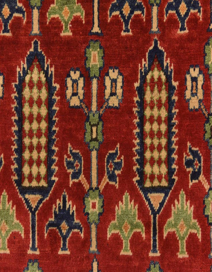 Detail image of  5' 5 x 8' 2  Hand Knotted Kazak Rug