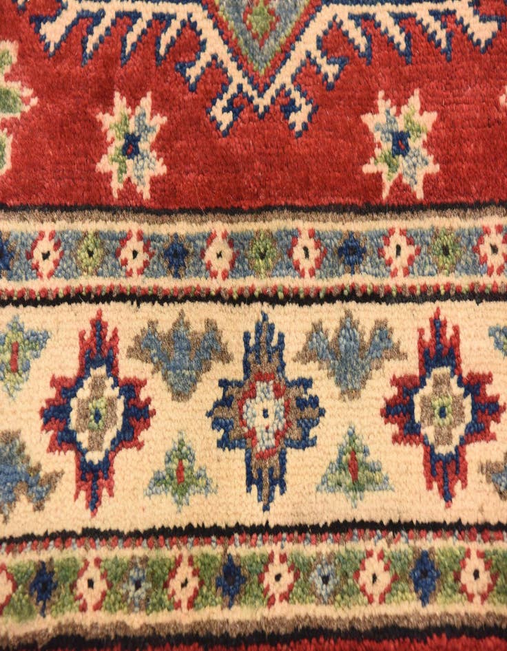 Detail image of  2' 9 x 3' 10  Hand Knotted Kazak Rug