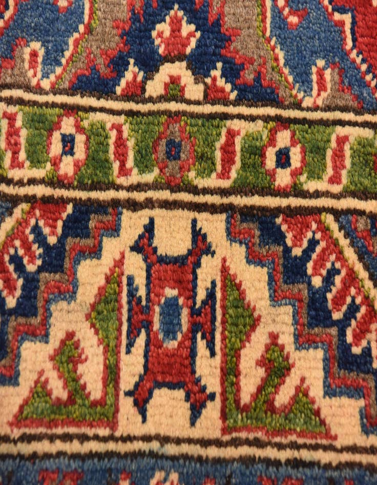 Detail image of  2' 9 x 4'  Hand Knotted Kazak Rug