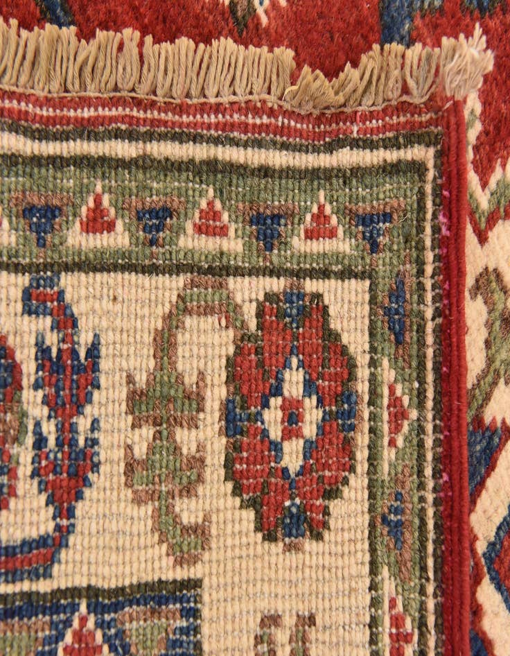 Detail image of  2' 7 x 4' 1  Hand Knotted Kazak Rug