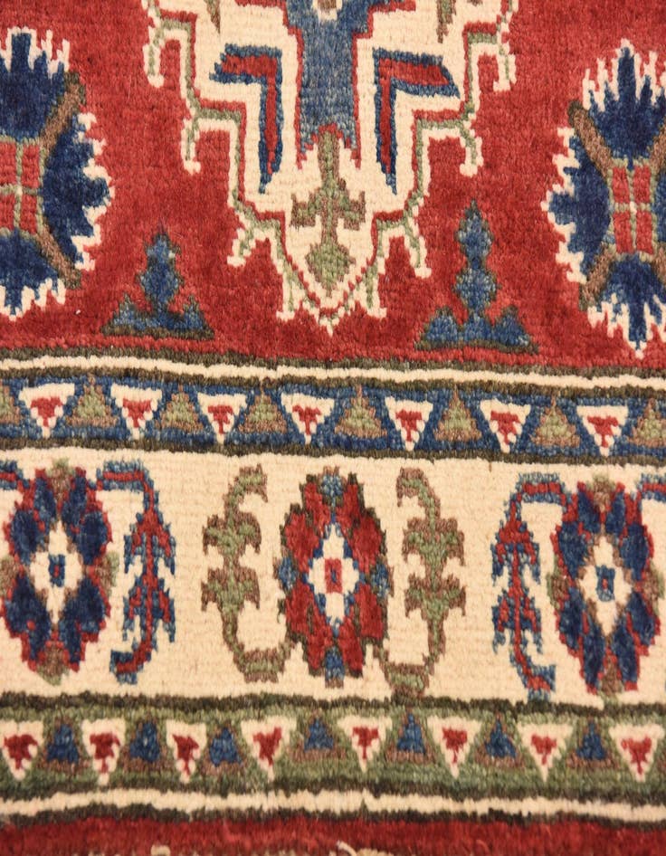 Detail image of  2' 7 x 4' 1  Hand Knotted Kazak Rug