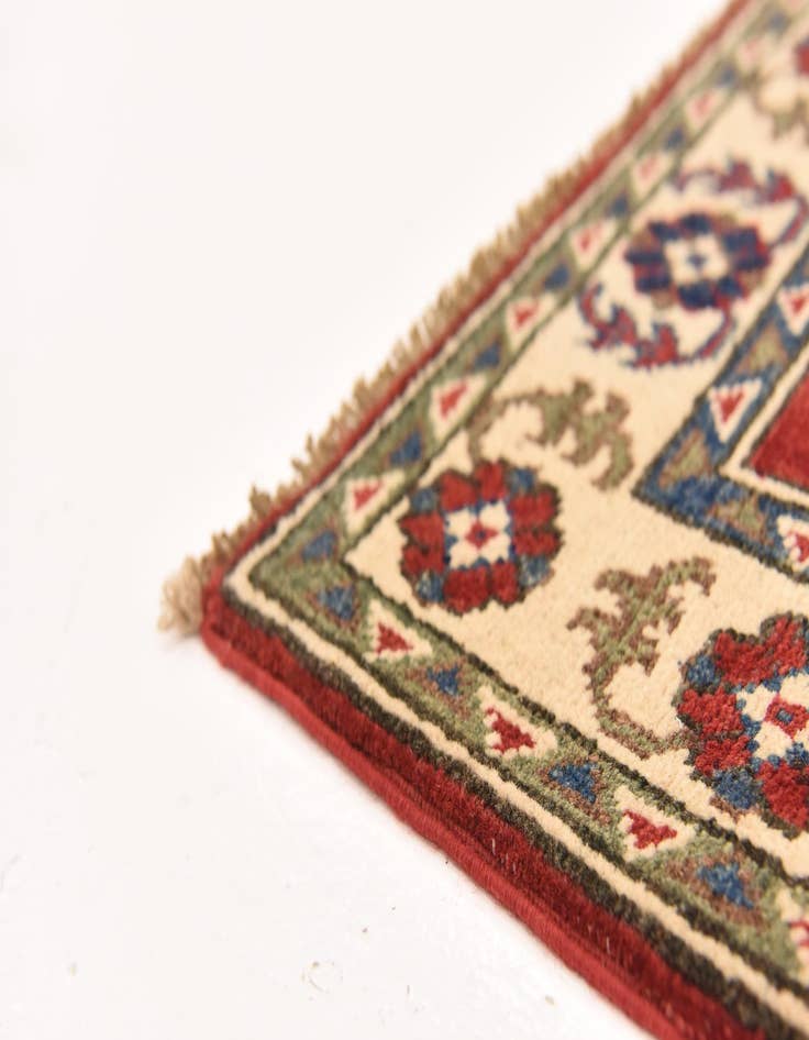 Detail image of  2' 7 x 4' 1  Hand Knotted Kazak Rug