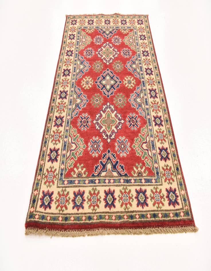 Detail image of  2' 8 x 4' 3  Hand Knotted Kazak Rug