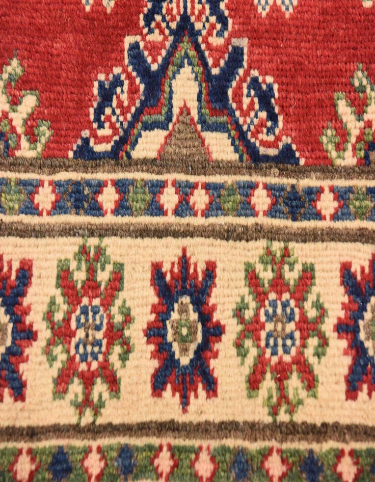 Detail image of  2' 8 x 4' 3  Hand Knotted Kazak Rug
