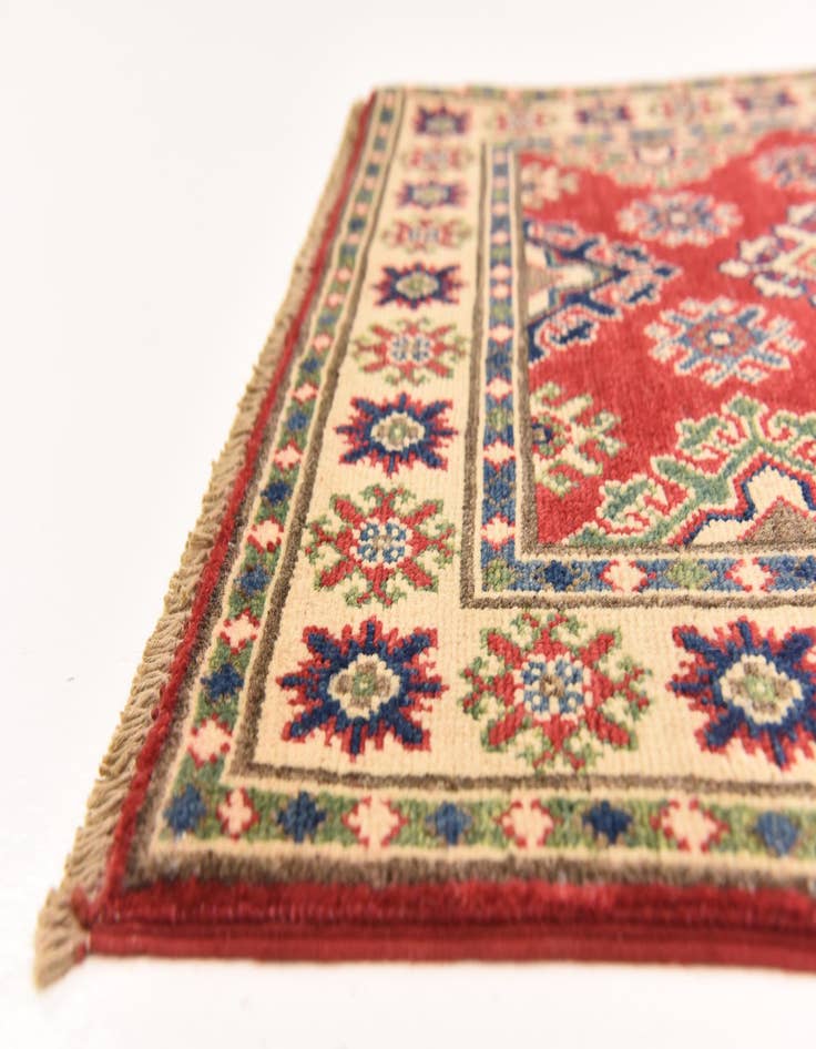 Detail image of  2' 8 x 4' 3  Hand Knotted Kazak Rug