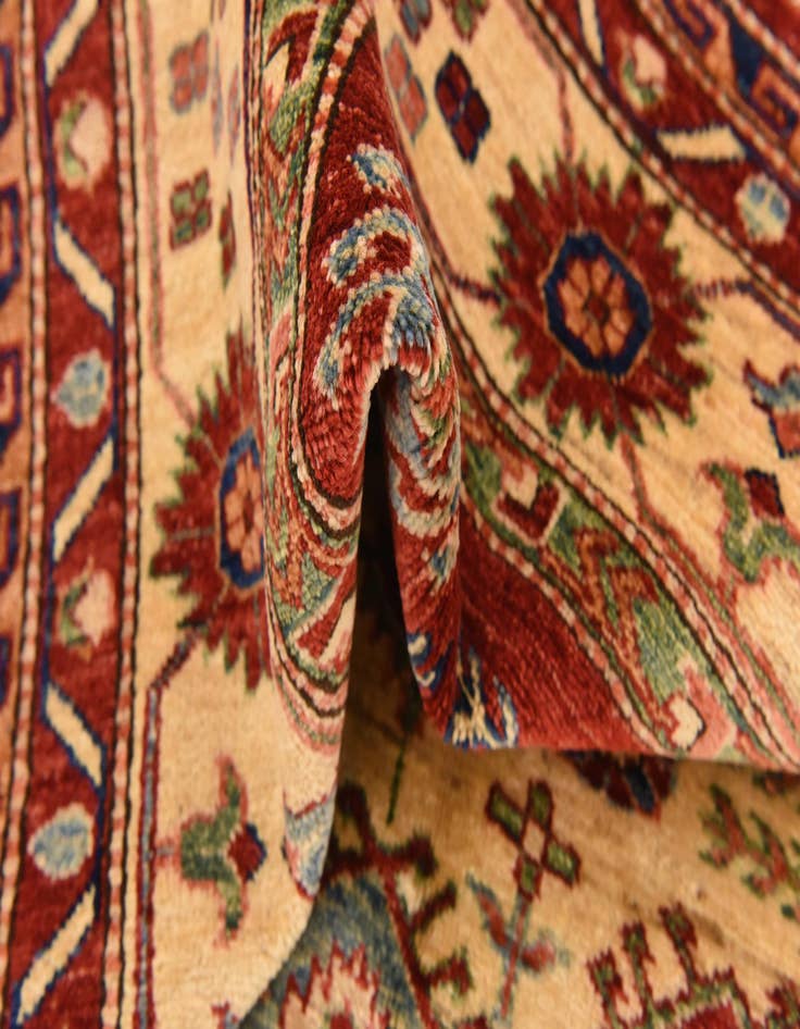 Detail image of  5' 7 x 7' 9  Hand Knotted Kazak Oriental Rug