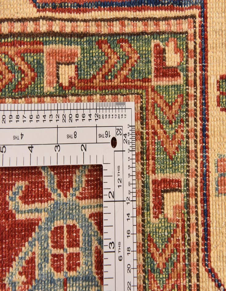 Detail image of  5' 7 x 7' 9  Hand Knotted Kazak Oriental Rug