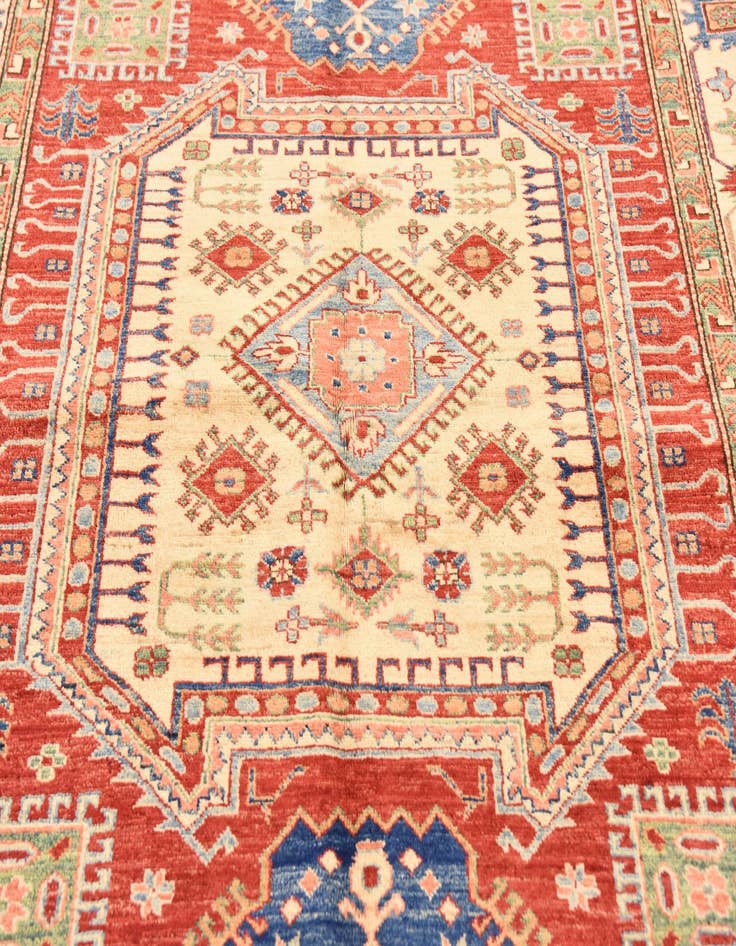 Detail image of  5' 7 x 7' 9  Hand Knotted Kazak Oriental Rug