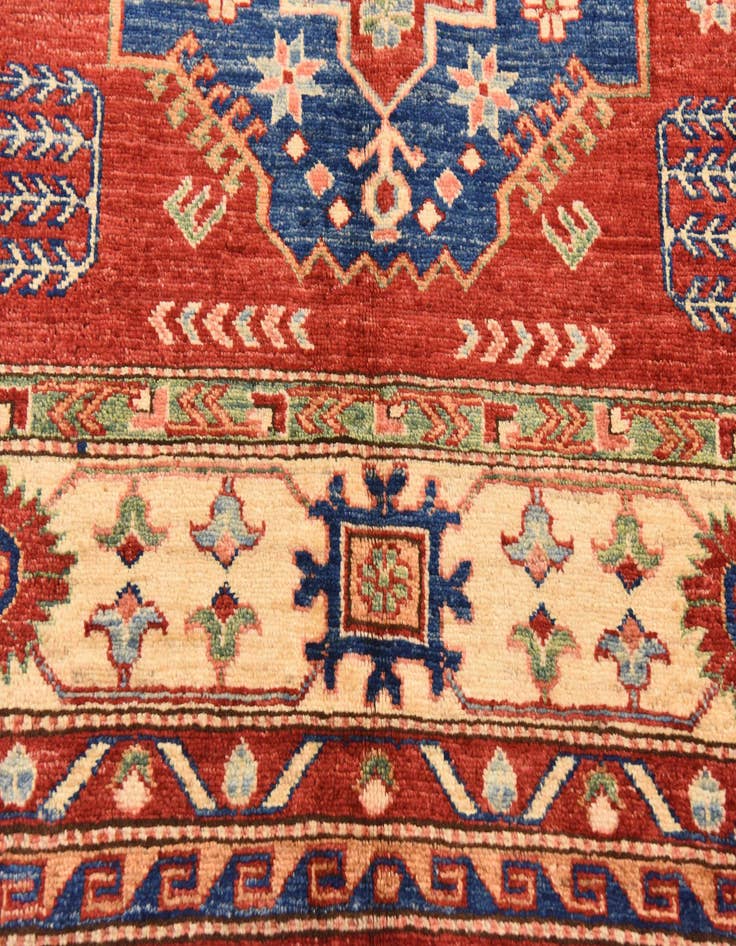 Detail image of  5' 7 x 7' 9  Hand Knotted Kazak Oriental Rug