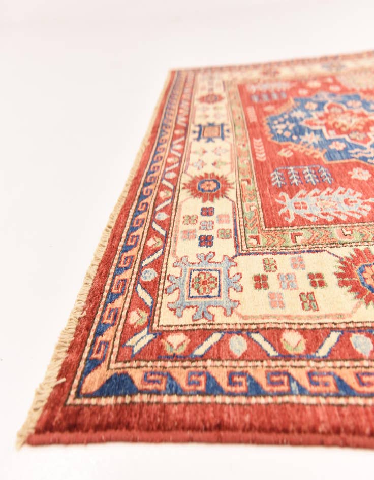 Detail image of  5' 7 x 7' 9  Hand Knotted Kazak Oriental Rug