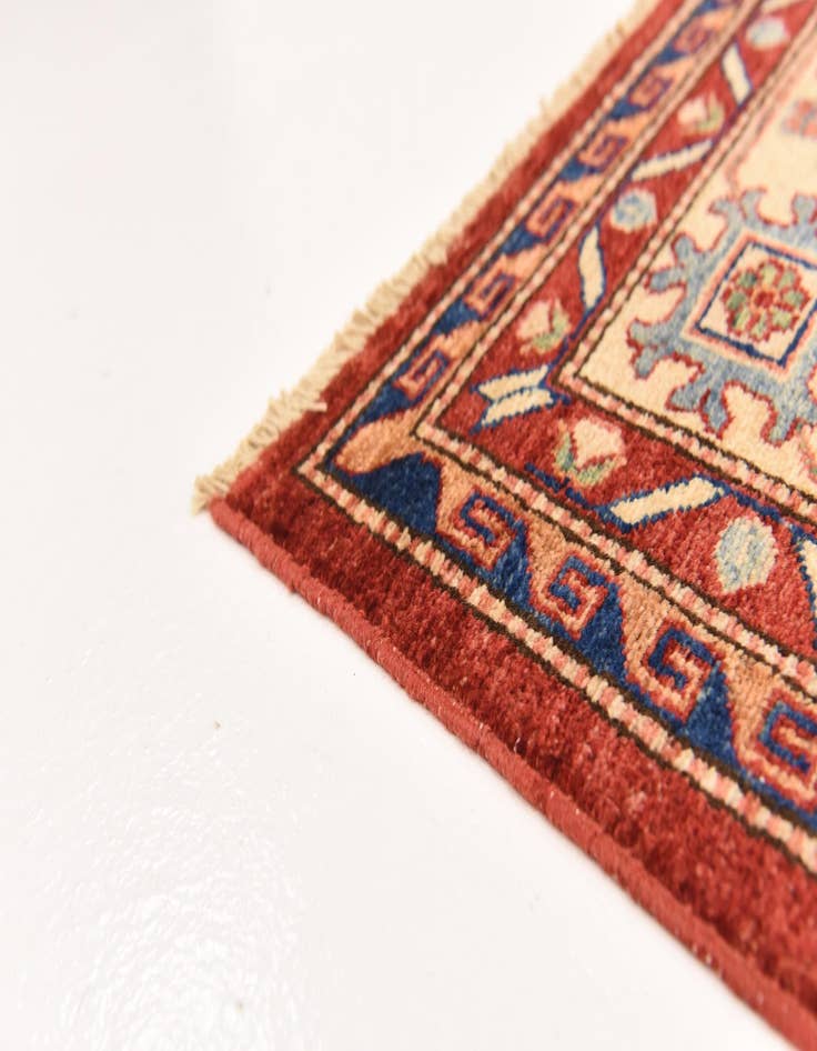 Detail image of  5' 7 x 7' 9  Hand Knotted Kazak Oriental Rug
