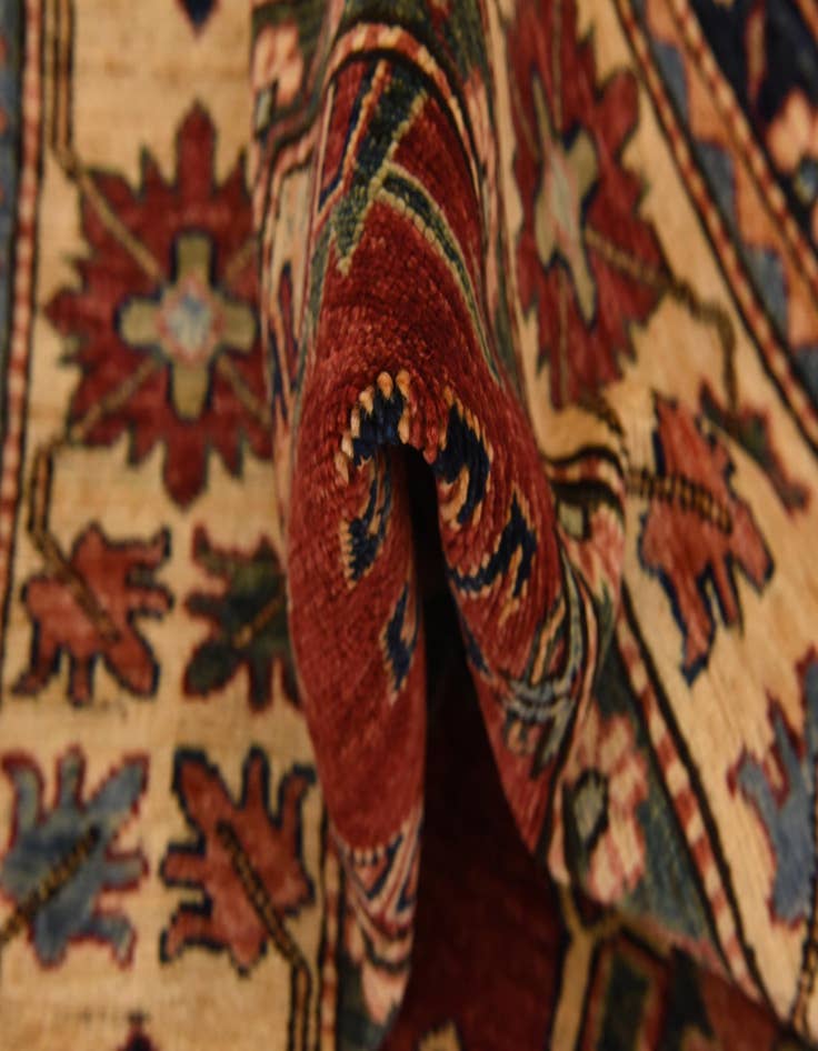 Detail image of  5' 8 x 8' 2  Hand Knotted Kazak Oriental Rug