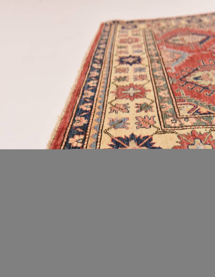 Detail image of  5' 8 x 8' 2  Hand Knotted Kazak Oriental Rug