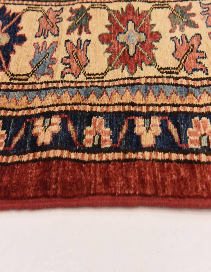 Detail image of  5' 8 x 8' 2  Hand Knotted Kazak Oriental Rug