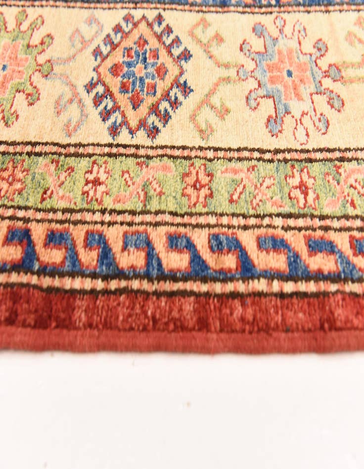 Detail image of  5' 7 x 8'  Hand Knotted Kazak Oriental Rug