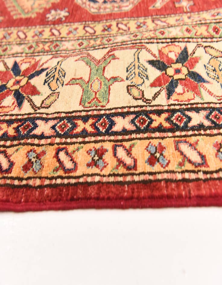 Detail image of  6' 1 x 7' 11  Hand Knotted Kazak Oriental Rug