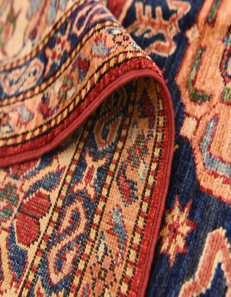 Detail image of  5' 7 x 9'  Hand Knotted Kazak Oriental Rug