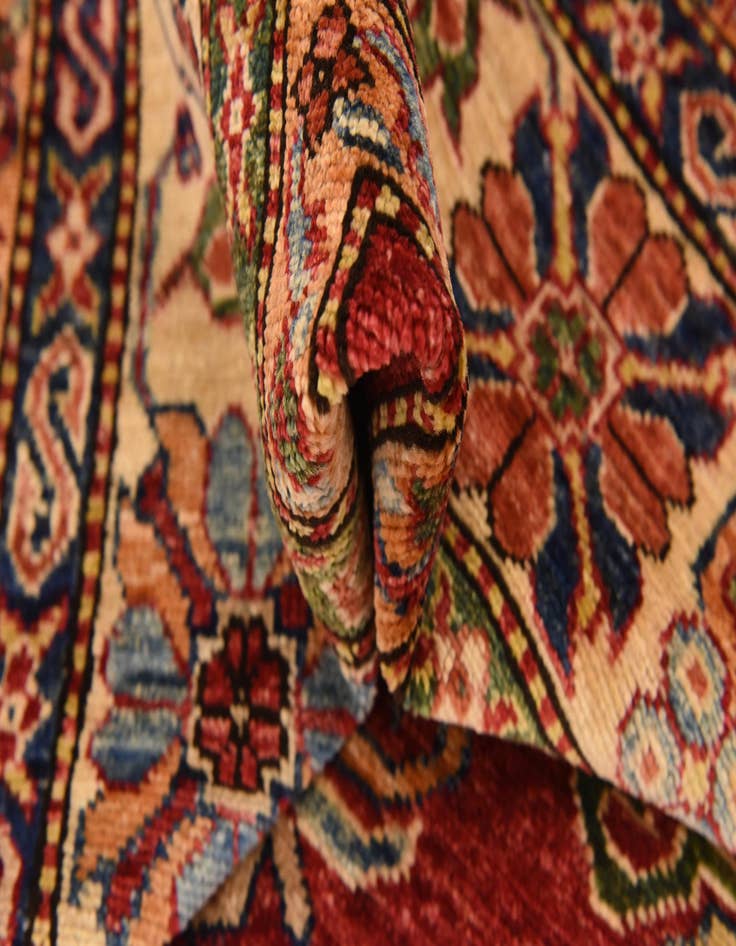 Detail image of  5' 7 x 9'  Hand Knotted Kazak Oriental Rug