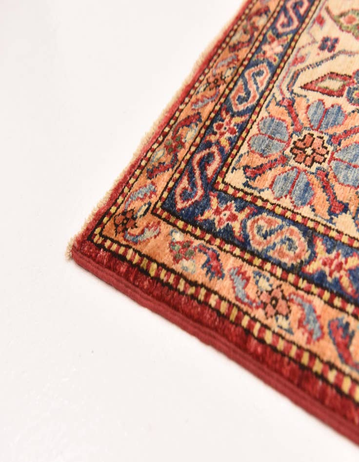 Detail image of  5' 7 x 9'  Hand Knotted Kazak Oriental Rug