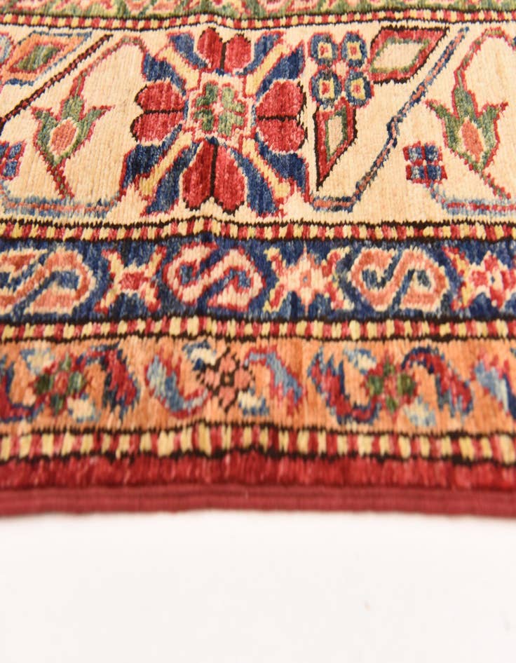 Detail image of  5' 7 x 9'  Hand Knotted Kazak Oriental Rug