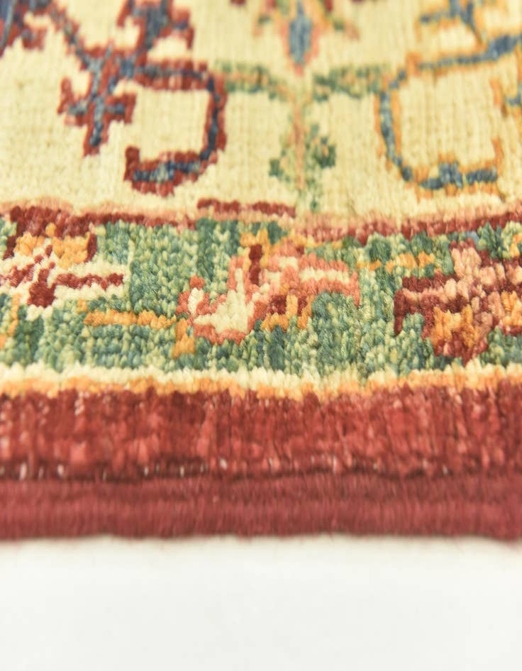 Detail image of  4' 3 x 6' 1  Hand Knotted Kazak Rug