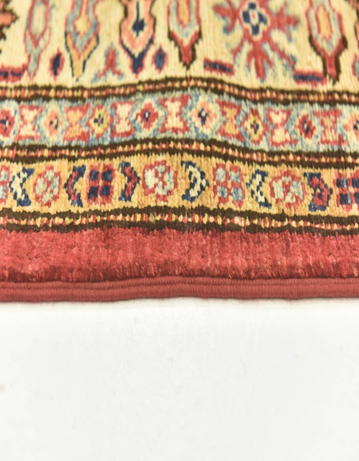 Detail image of  4' x 5' 8  Hand Knotted Kazak Rug