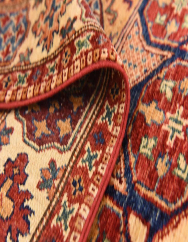 Detail image of  4' 3 x 6' 1  Hand Knotted Kazak Oriental Rug