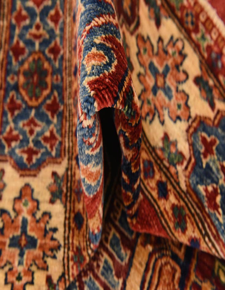 Detail image of  4' 3 x 6' 1  Hand Knotted Kazak Oriental Rug
