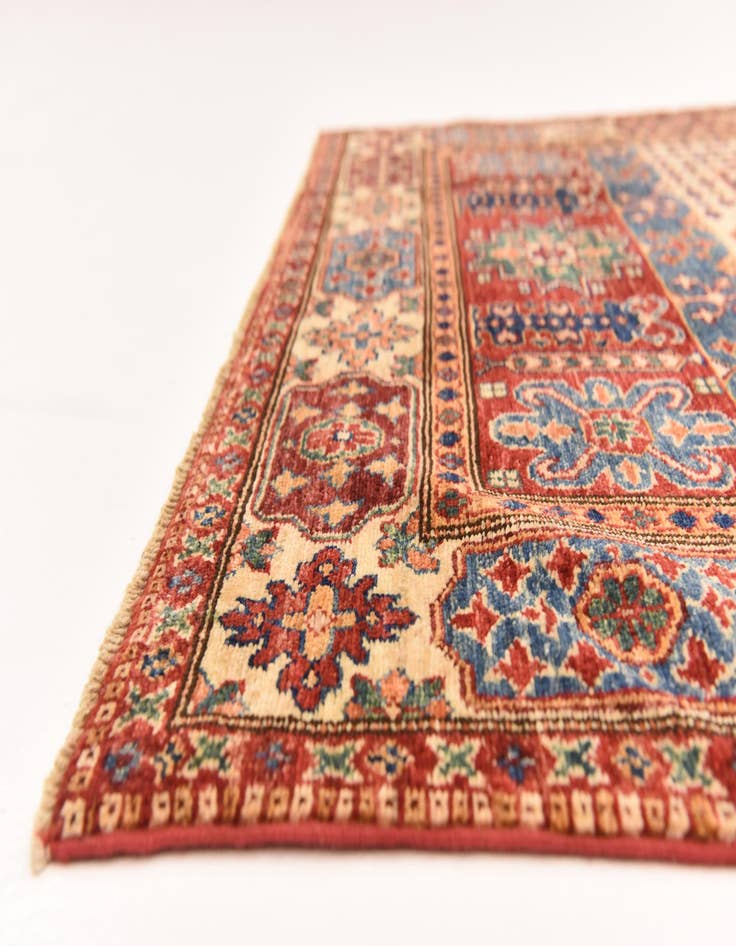 Detail image of  4' 3 x 6' 1  Hand Knotted Kazak Oriental Rug