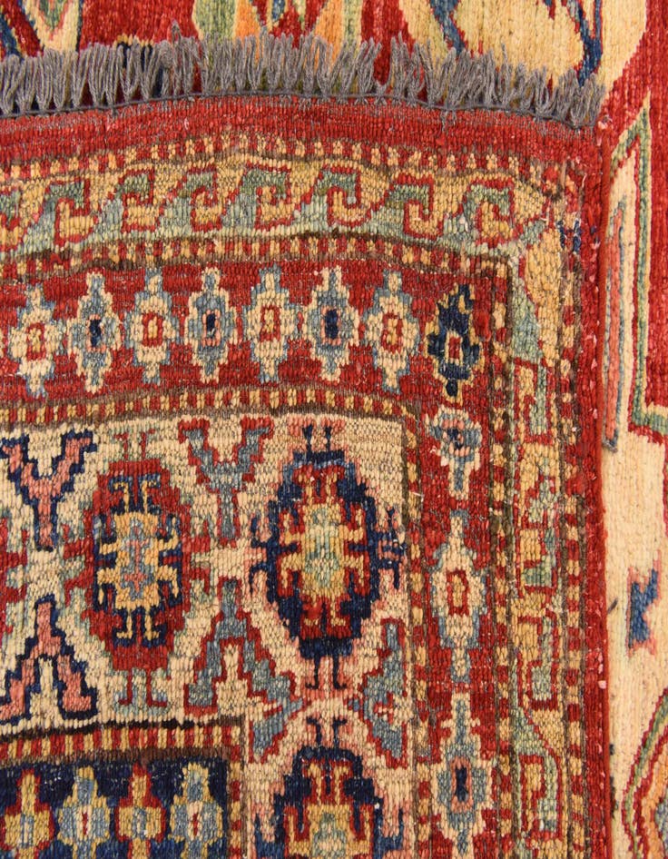 Detail image of  6' 1 x 9' 10  Hand Knotted Kazak Oriental Rug