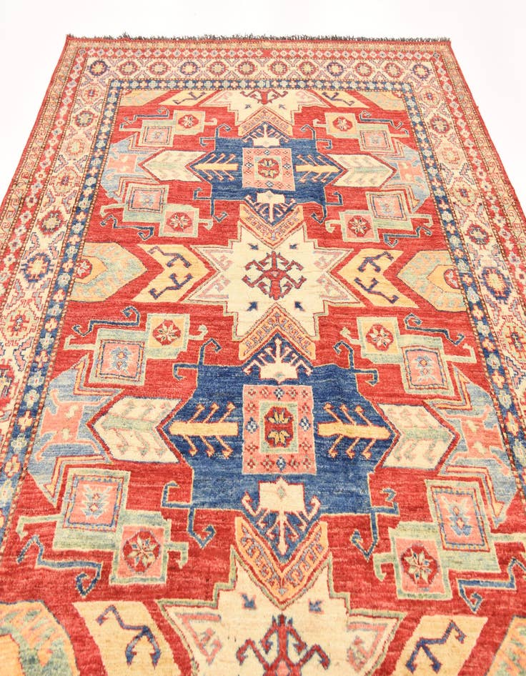 Detail image of  6' 1 x 9' 10  Hand Knotted Kazak Oriental Rug