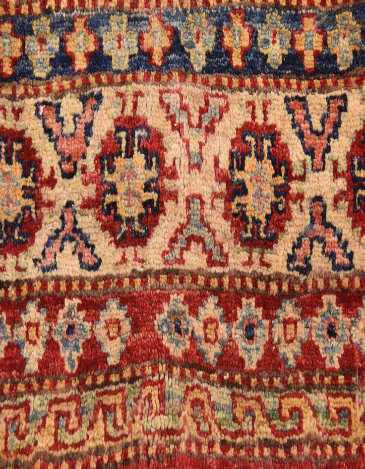 Detail image of  6' 1 x 9' 10  Hand Knotted Kazak Oriental Rug