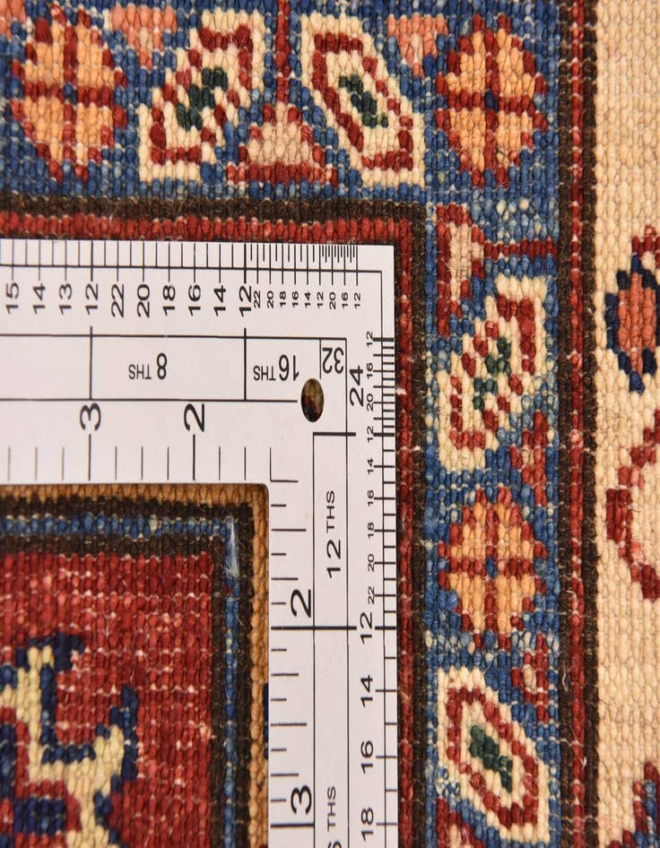 Detail image of  5' 7 x 8'  Hand Knotted Kazak Oriental Rug