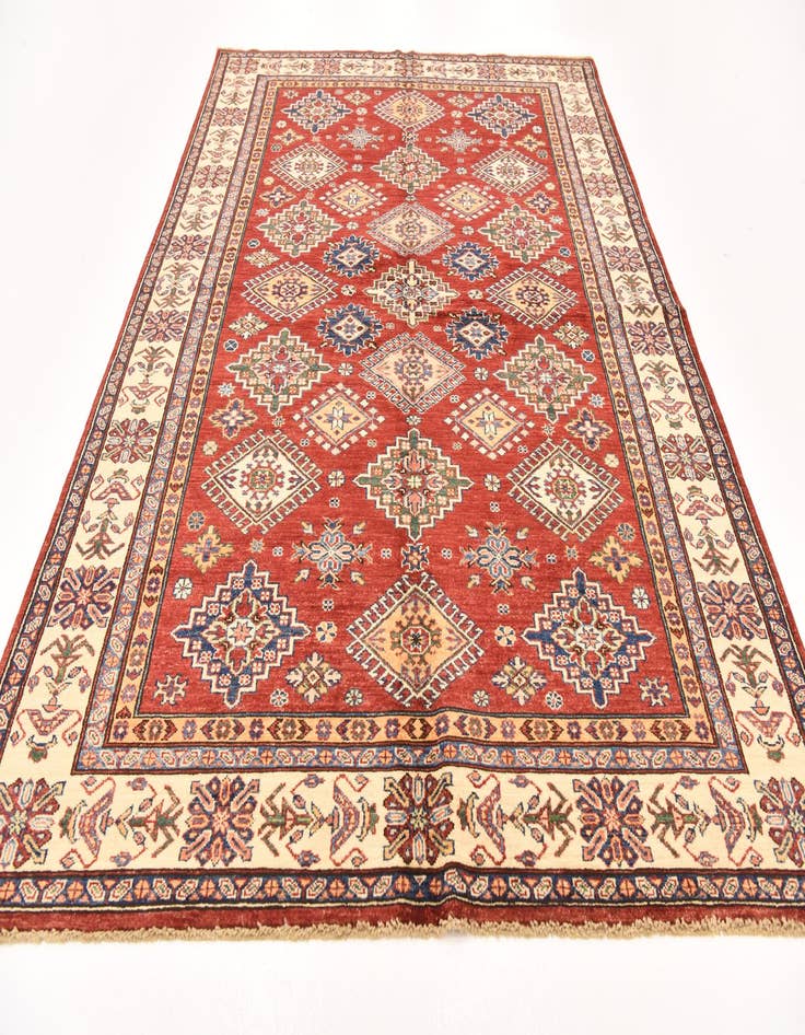 Detail image of  5' 7 x 8'  Hand Knotted Kazak Oriental Rug