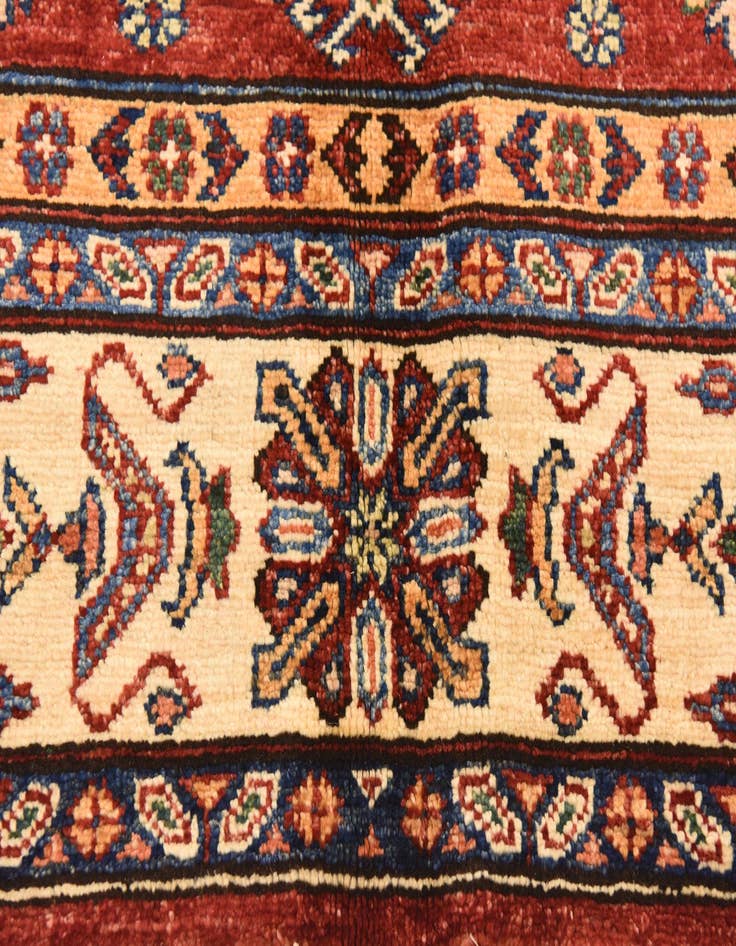 Detail image of  5' 7 x 8'  Hand Knotted Kazak Oriental Rug