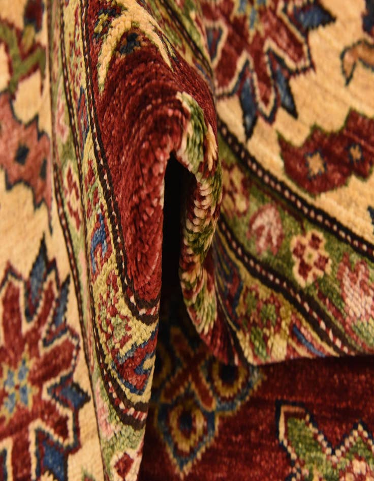 Detail image of  5' 11 x 8'  Hand Knotted Kazak Oriental Rug