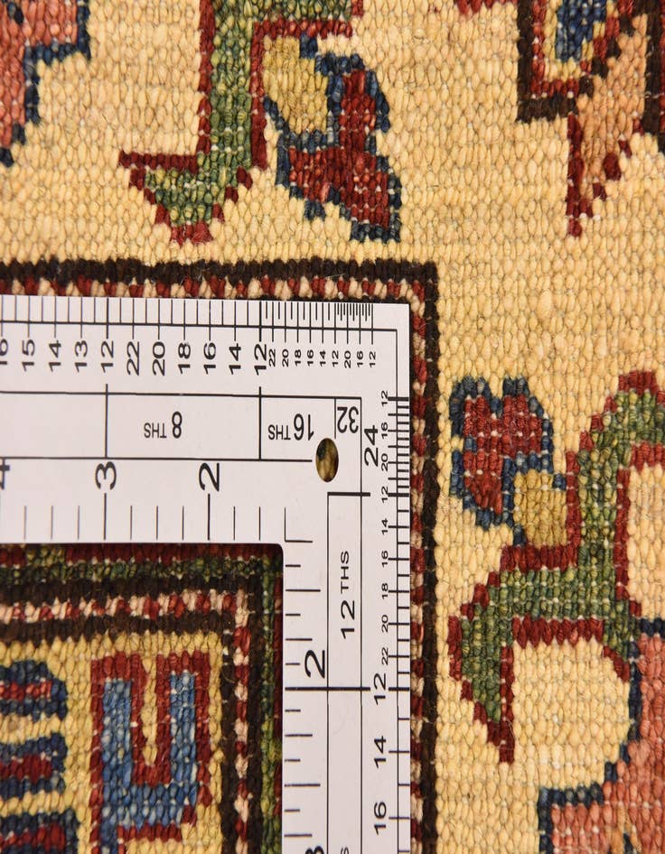 Detail image of  5' 11 x 8'  Hand Knotted Kazak Oriental Rug