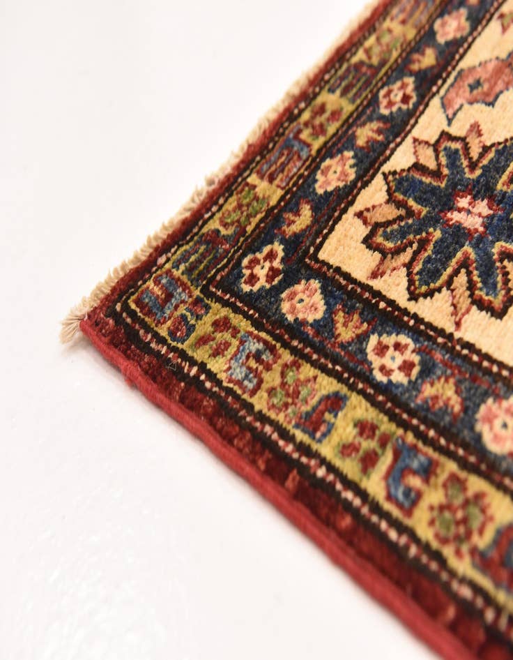 Detail image of  5' 11 x 8'  Hand Knotted Kazak Oriental Rug