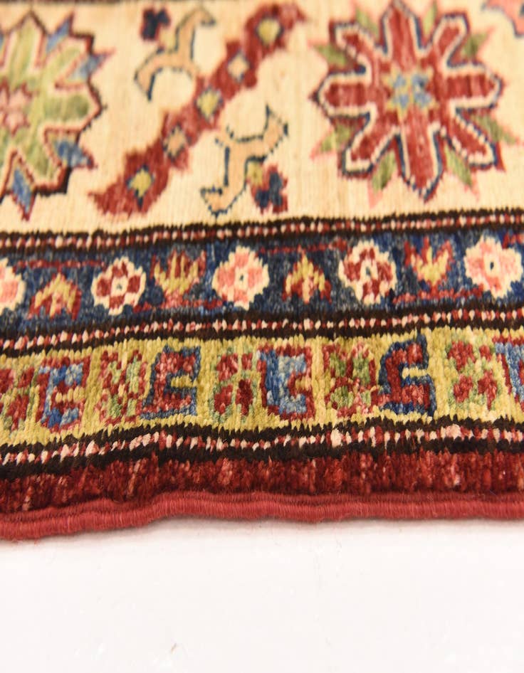Detail image of  5' 11 x 8'  Hand Knotted Kazak Oriental Rug