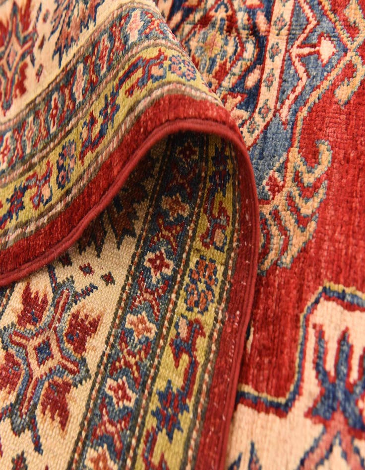 Detail image of  5' 7 x 8' 1  Hand Knotted Kazak Oriental Rug