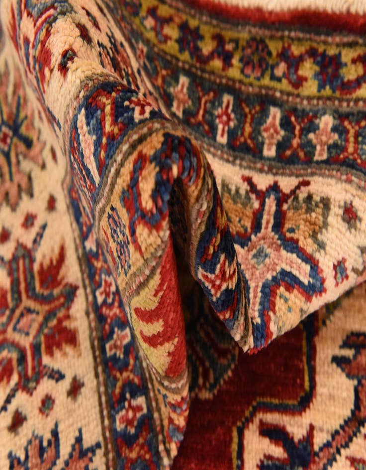 Detail image of  5' 7 x 8' 1  Hand Knotted Kazak Oriental Rug