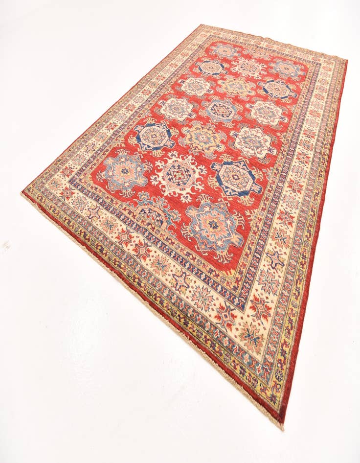 Detail image of  5' 7 x 8' 1  Hand Knotted Kazak Oriental Rug