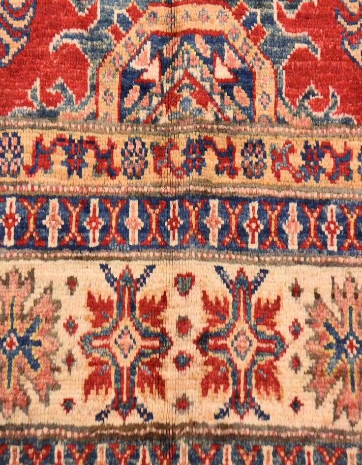 Detail image of  5' 7 x 8' 1  Hand Knotted Kazak Oriental Rug