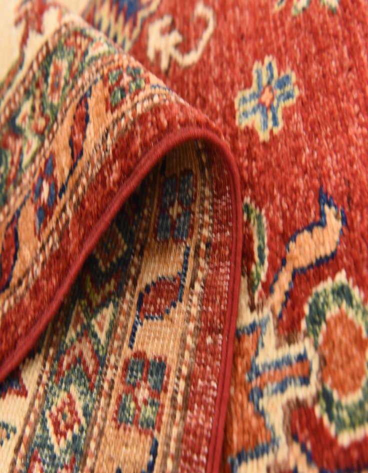 Detail image of  5' 10 x 8' 4  Hand Knotted Kazak Oriental Rug