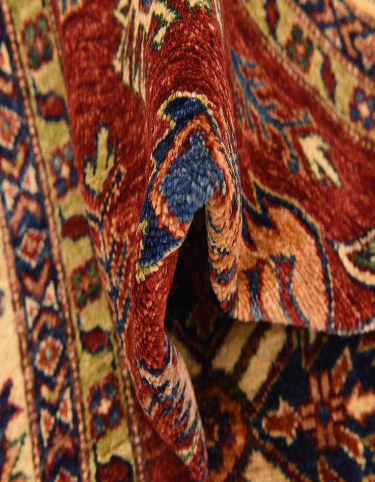 Detail image of  5' 10 x 8' 4  Hand Knotted Kazak Oriental Rug